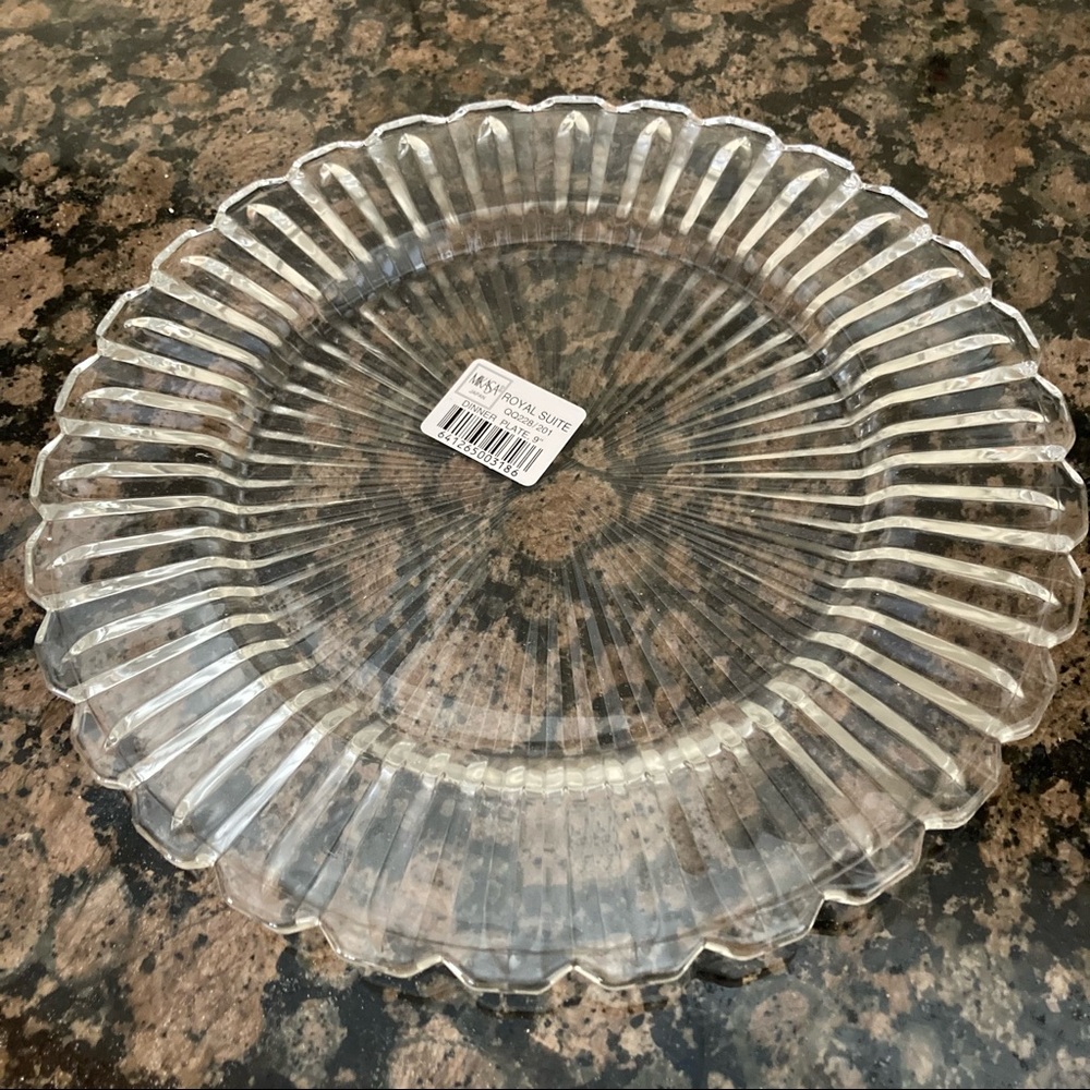 Mikasa Crystal Dinner Plate